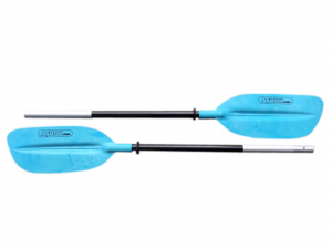 Two-piece kayak paddle