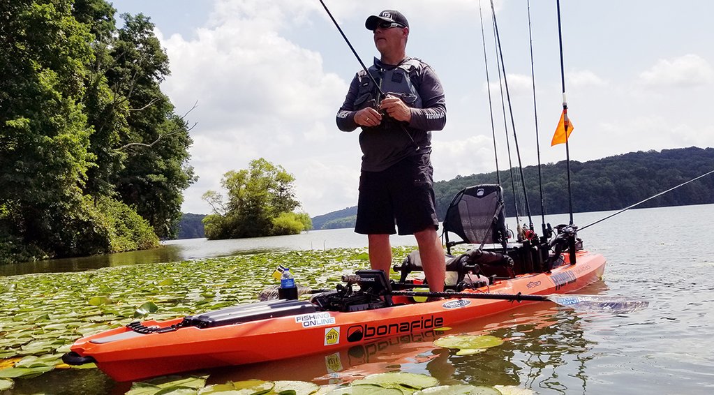 how to stand up in a kayak in fishing planet