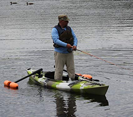 how to stand up in a kayak in fishing planet