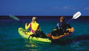 freezing water. Can I use an ocean kayak for scuba diving?
